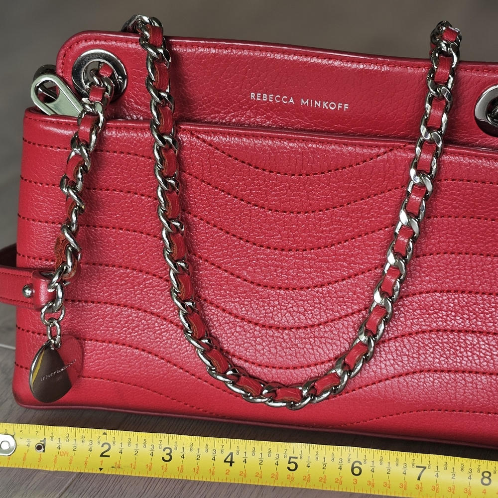 Rebecca Minkoff Red Leather Shoulder Bag